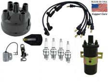 Distributor Ignition Tune up Kit & 12V Coil Ford 8N Tractor - Side Mount Distributor